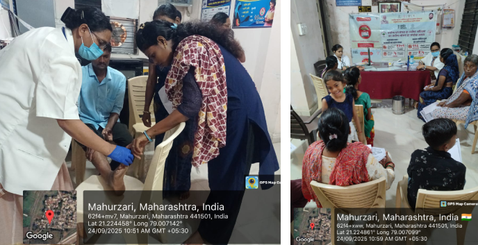 Camp at Mahurzari, Maharashtra, India