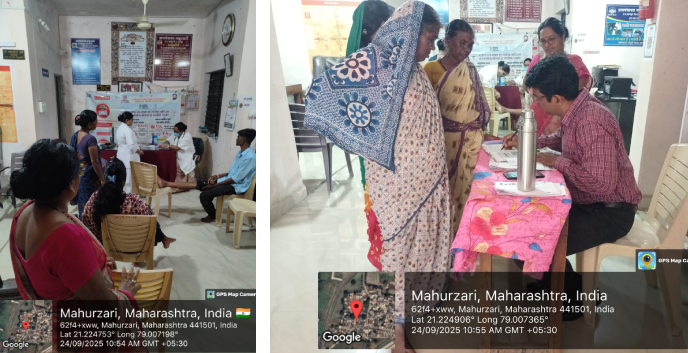 Camp at Mahurzari, Maharashtra, India